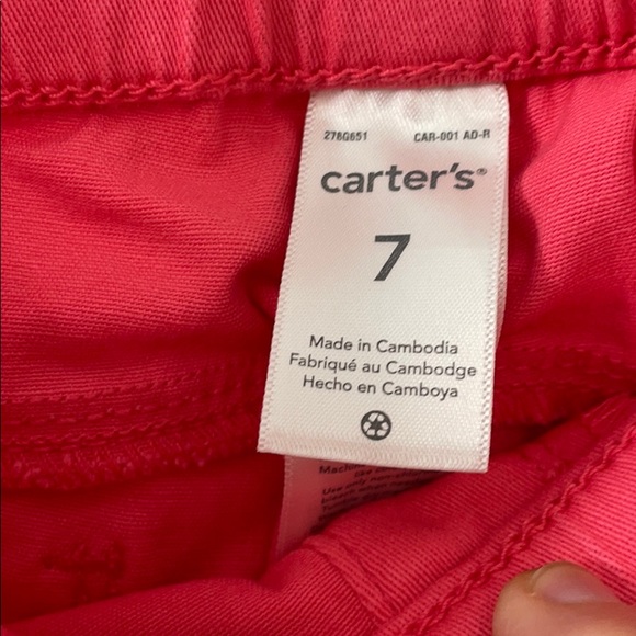 NWT Carter’s Girls Pink Pants - Picture 2 of 3